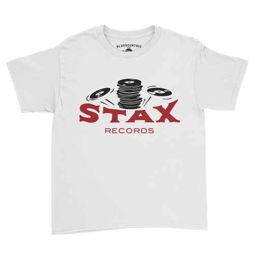 CLOSEOUT Stax Records Stax of Wax Youth T-Shirt - Lightweight Vintage Children & Toddlers - youthwhite