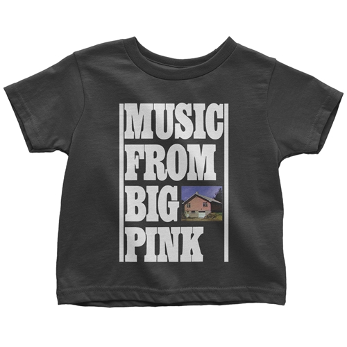 The Band Music from Big Pink Youth T-Shirt - Lightweight Vintage Children & Toddlers - youthblack