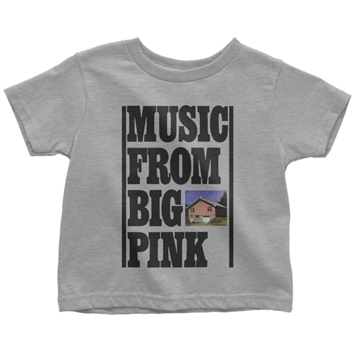The Band Music from Big Pink Youth T-Shirt - Lightweight Vintage Children & Toddlers - youthheatherathletic