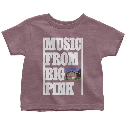 The Band Music from Big Pink Youth T-Shirt - Lightweight Vintage Children & Toddlers - youthheathermaroon