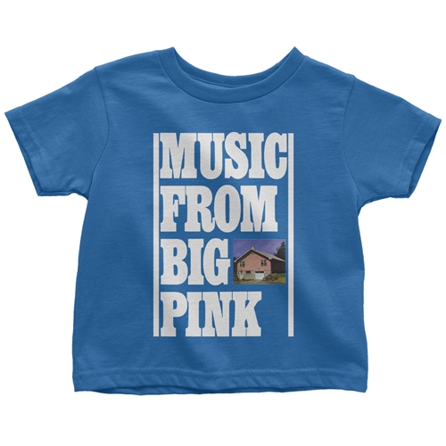 The Band Music from Big Pink Youth T-Shirt - Lightweight Vintage Children & Toddlers - youthroyalblue