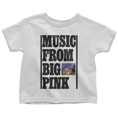 The Band Music from Big Pink Youth T-Shirt - Lightweight Vintage Children & Toddlers - youthwhite