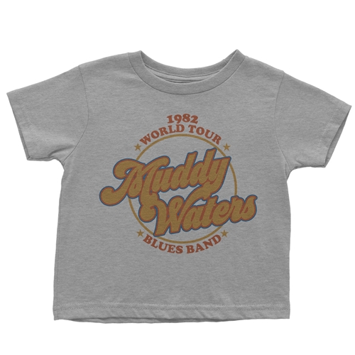 Muddy Waters Blues Band 1981 Youth T-Shirt - Lightweight Vintage Children & Toddlers - heatherathletic