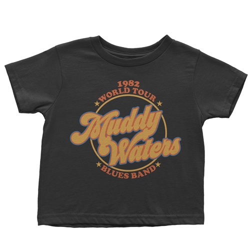 Muddy Waters Blues Band 1981 Youth T-Shirt - Lightweight Vintage Children & Toddlers - youthblack