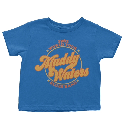 Muddy Waters Blues Band 1981 Youth T-Shirt - Lightweight Vintage Children & Toddlers - youthroyalblue