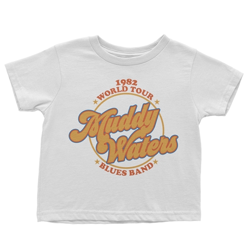 Muddy Waters Blues Band 1981 Youth T-Shirt - Lightweight Vintage Children & Toddlers - youthwhite