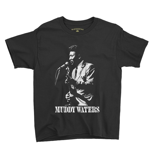 Muddy Waters Youth T-Shirt - Lightweight Vintage Children & Toddlers - youthblack