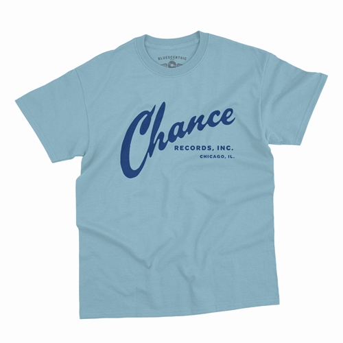 Chance Records T-Shirt - Classic Heavy Cotton - classiclightblue