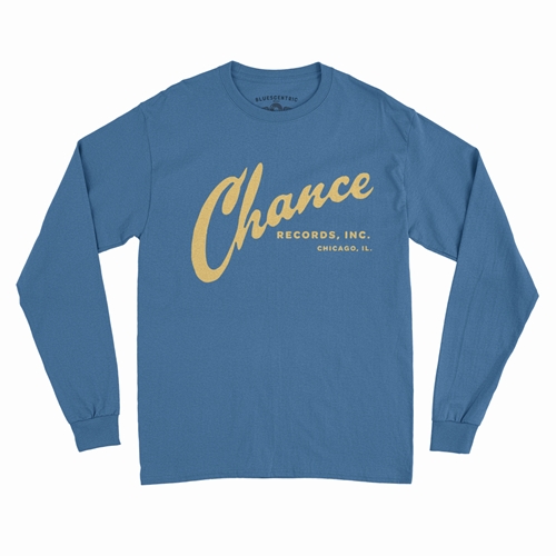 Chance Records Long Sleeve T-Shirt - longsleeveblue