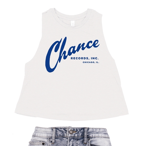 Chance Records Racerback Crop Top - Women
