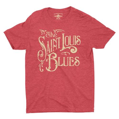 St Louis Blues Women XL Distressed Screened ST LOUIS BLUES T-shirt ASLB 27