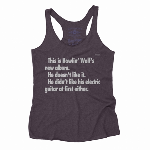 Howlin Wolf New Album Racerback Tank - Women