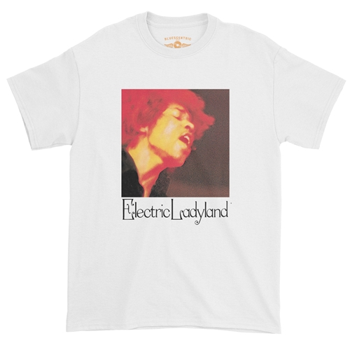 Jimi Hendrix Electric Ladyland T-Shirt - Classic Heavy Cotton - white