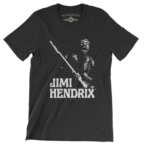 1970 Jimi Hendrix T-Shirt - Classic Heavy Cotton - classicblack