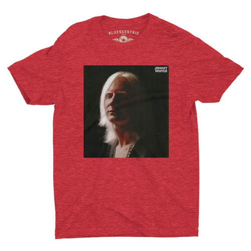 1969 Johnny Winter T-Shirt - Lightweight Vintage Style - heatherredrocks