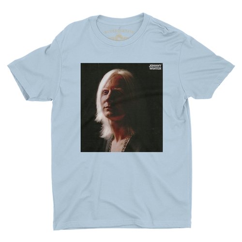 1969 Johnny Winter T-Shirt - Lightweight Vintage Style - vintagethrowbackblue