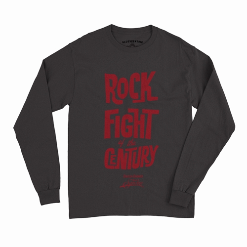 Rock Fight of the Century Cheech and Chong Long Sleeve T-Shirt - longsleeveblack