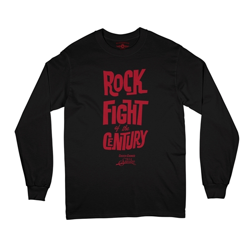 Cheech and Chong Rock Fight of the Century Long Sleeve T-Shirt - longsleeveblack