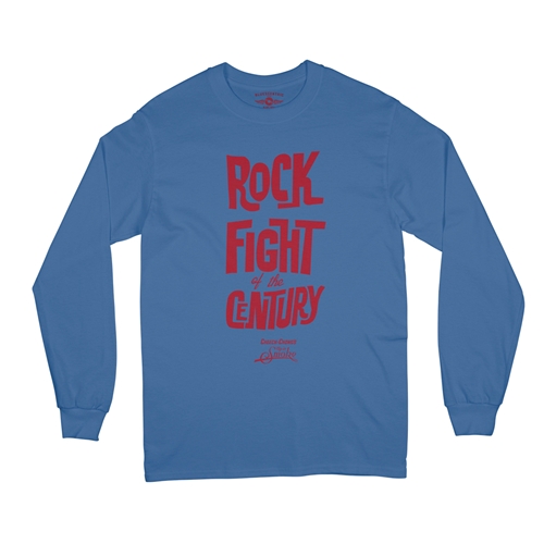 Cheech and Chong Rock Fight of the Century Long Sleeve T-Shirt - longsleeveblue