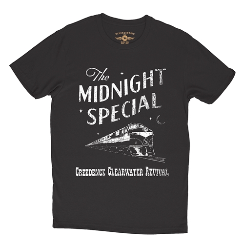 Creedence Clearwater Revival Midnight Special T-Shirt - Lightweight Vintage Style - vintageblack