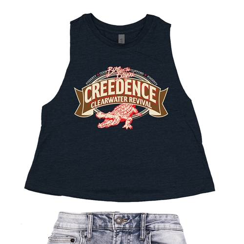 CCR Gator Racerback Crop Top - Women