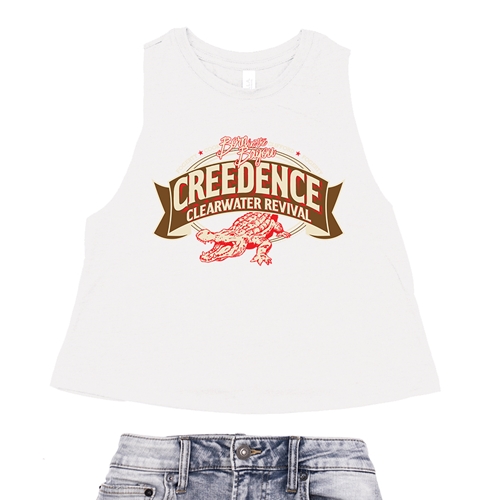 CCR Gator Racerback Crop Top - Women