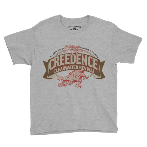 Creedence Clearwater Revival Gator Youth T-Shirt - Lightweight Vintage Children & Toddlers - youthheatherathletic
