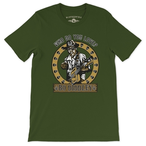 Ltd Edition Bo Diddley T-Shirt - Lightweight Vintage Style - vintageolive