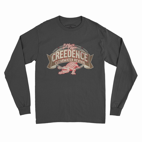 Creedence Clearwater Revival Gator Long Sleeve T-Shirt - longsleeveblack