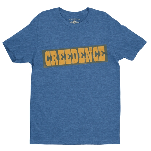 Creedence Clearwater Revival T-Shirt - Lightweight Vintage Style - heatherbbblue