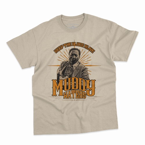 Muddy Waters Keep the Blues Alive T-Shirt - Classic Heavy Cotton - classicsand