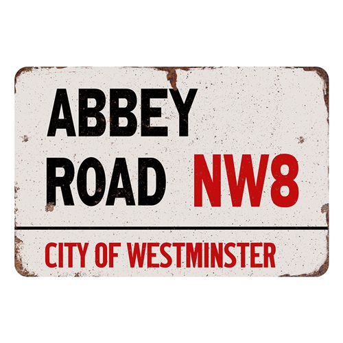 Abbey Road Street Sign | Beatles Abbey Road Sign