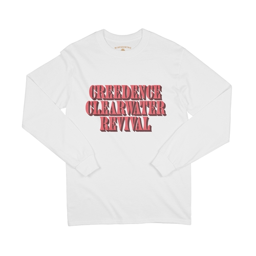 Creedence Clearwater Revival Long Sleeve T-Shirt - longsleevewhite