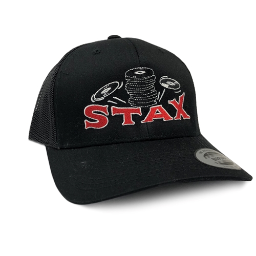 Stax of Wax Stax Records Hat - Black Trucker - hatblack