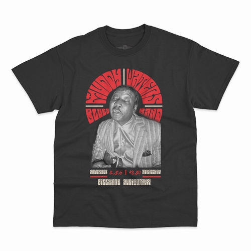 Muddy Waters at The Fillmore T-Shirt - Classic Heavy Cotton - classicblack