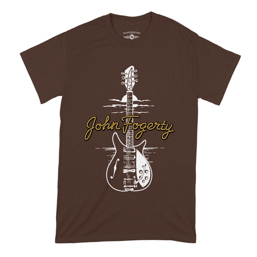 John Fogerty T-Shirt - Classic Heavy Cotton - classicchocolate