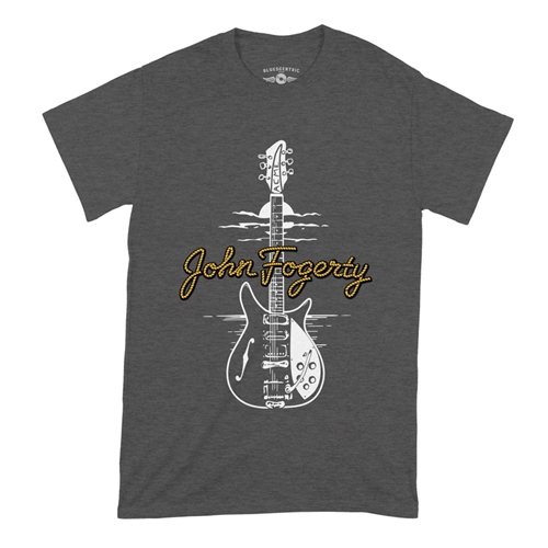 John Fogerty T-Shirt - Classic Heavy Cotton - classicheathergrey
