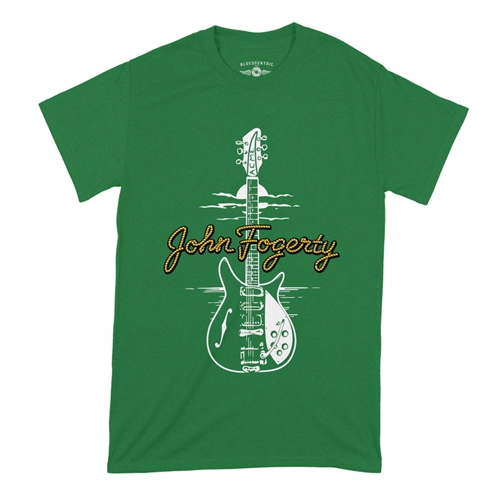 John Fogerty T-Shirt - Classic Heavy Cotton - classickellygreen