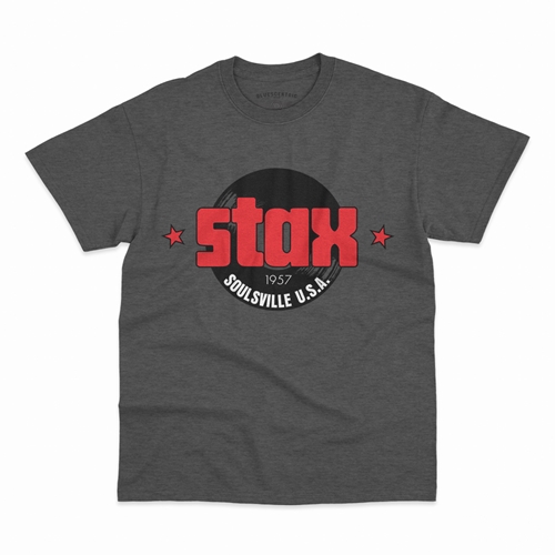 CLOSEOUT Stax Soulsville T-Shirt - Classic Heavy Cotton - classicheathergrey