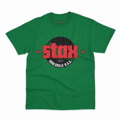 CLOSEOUT Stax Soulsville T-Shirt - Classic Heavy Cotton - classickellygreen