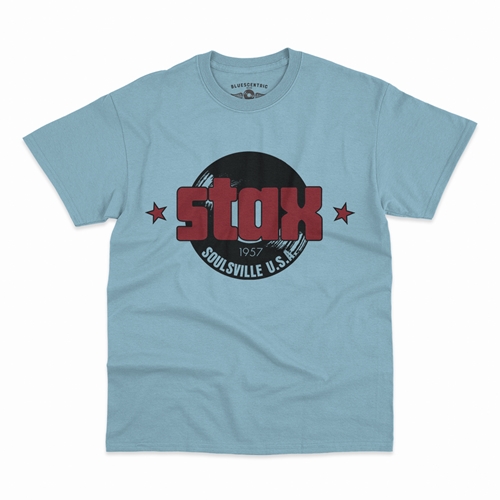 CLOSEOUT Stax Soulsville T-Shirt - Classic Heavy Cotton - classiclightblue