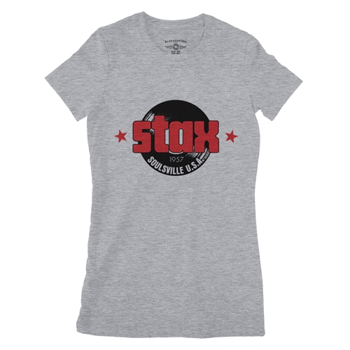 CLOSEOUT Stax Soulsville Ladies T Shirt - ladiesheathergrey