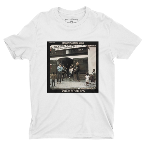 Willy and the Poor Boys T-Shirt - Lightweight Vintage Style - white