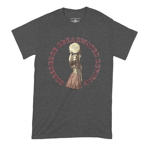 CCR Mardi Gras T-Shirt - Classic Heavy Cotton - classicheathergrey