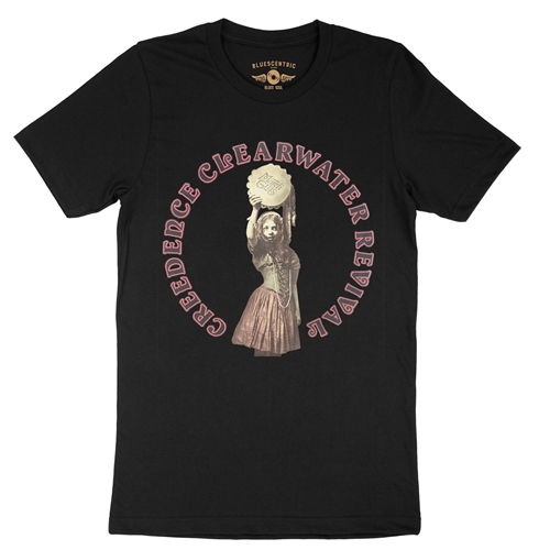 CCR Mardi Gras T-Shirt - Lightweight Vintage Style - vintageblack