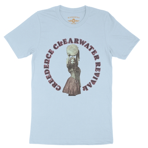 CCR Mardi Gras T-Shirt - Lightweight Vintage Style - vintagethrowbackblue