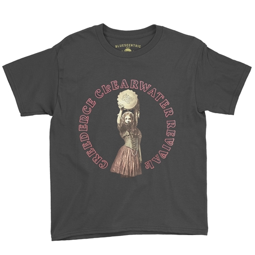 CCR Mardi Gras Youth T-Shirt - Lightweight Vintage Children & Toddlers - youthblack