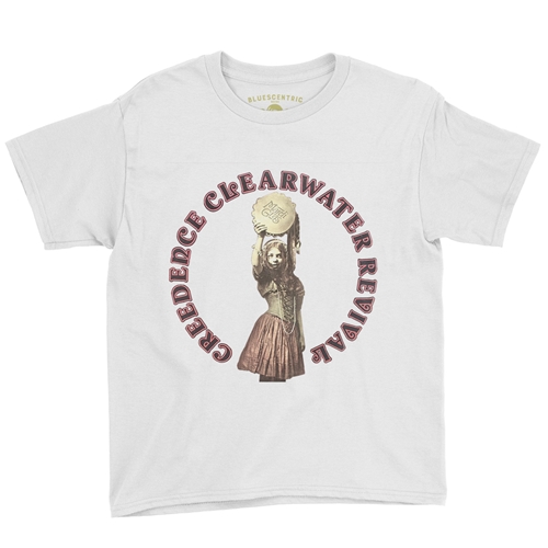 CCR Mardi Gras Youth T-Shirt - Lightweight Vintage Children & Toddlers - youthwhite