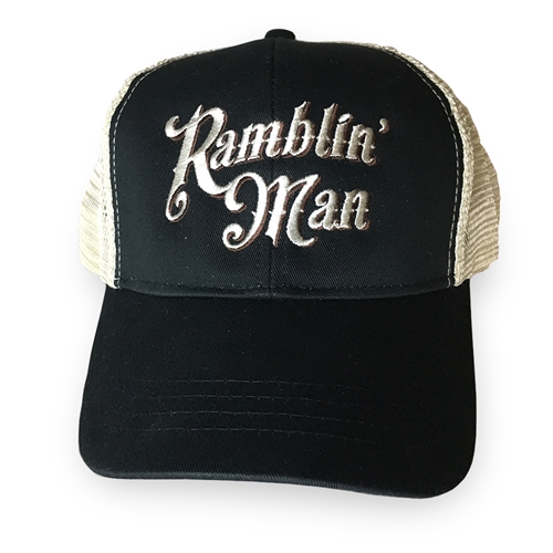 Ramblin Man Trucker Hat - Brown - hatblackandoyster