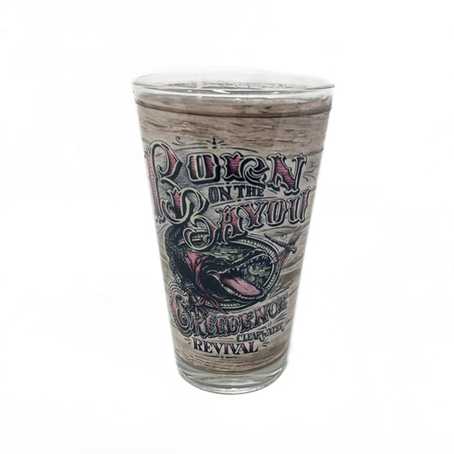 Creedence Clearwater Revival Born on the Bayou Pint Glass 